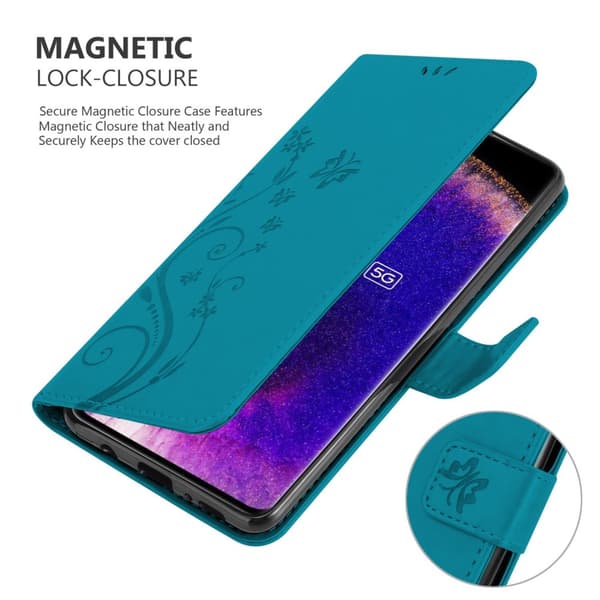 Oppo FIND X5 Pungetui Cover Blomster ()