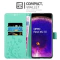 Miniatyrbillede 3 af 8: Oppo FIND X5 Pungetui Cover Blomster ()