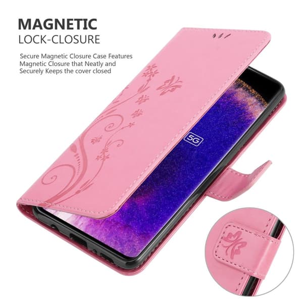 Oppo FIND X5 Pungetui Cover Blomster ()