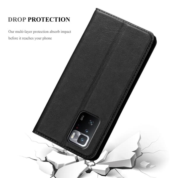 Xiaomi POCO X3 GT Fodral Skal Plånboksfodral Case med magnetisk stängning, ståfunktion och kortficka