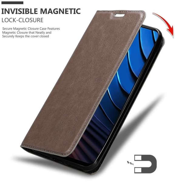 Xiaomi POCO X3 GT Fodral Skal Plånboksfodral Case med magnetisk stängning, ståfunktion och kortficka