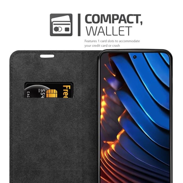Xiaomi POCO X3 GT Fodral Skal Plånboksfodral Case med magnetisk stängning, ståfunktion och kortficka