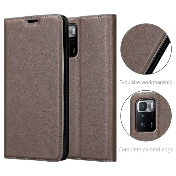 Xiaomi POCO X3 GT Fodral Skal Plånboksfodral Case med magnetisk stängning, ståfunktion och kortficka