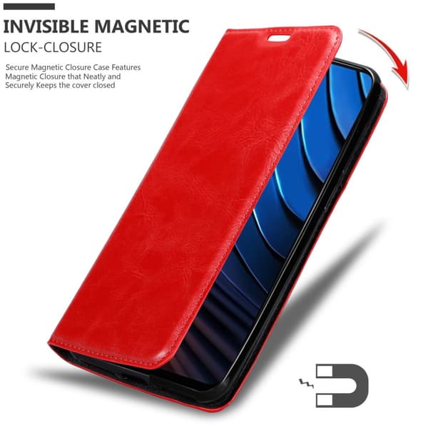 Xiaomi POCO X3 GT Fodral Skal Plånboksfodral Case med magnetisk stängning, ståfunktion och kortficka