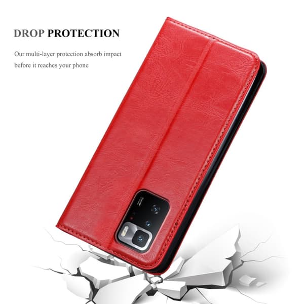 Xiaomi POCO X3 GT Fodral Skal Plånboksfodral Case med magnetisk stängning, ståfunktion och kortficka