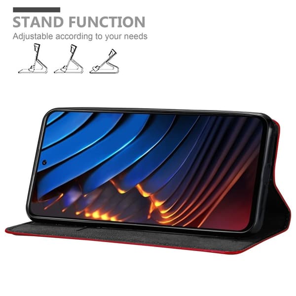 Xiaomi POCO X3 GT Fodral Skal Plånboksfodral Case med magnetisk stängning, ståfunktion och kortficka