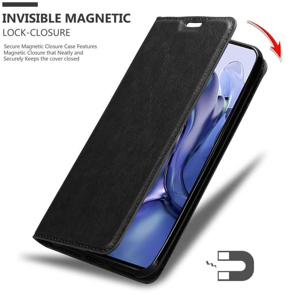 Xiaomi 11T / 11T PRO Suojakotelo Suojakuori Lompakkokotelo Matkapuhelinkotelo jossa magneettisuljenta, jalusta-toiminto ja korttitasku