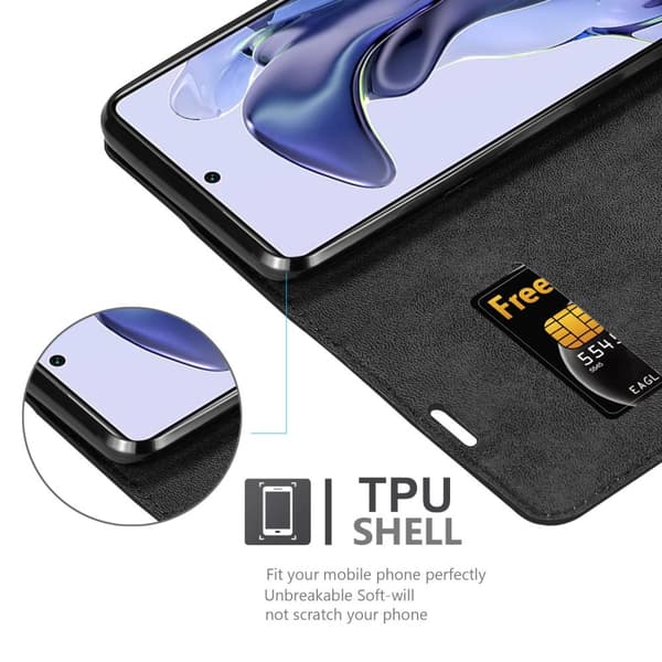 Xiaomi 11T / 11T PRO Suojakotelo Suojakuori Lompakkokotelo Matkapuhelinkotelo jossa magneettisuljenta, jalusta-toiminto ja korttitasku