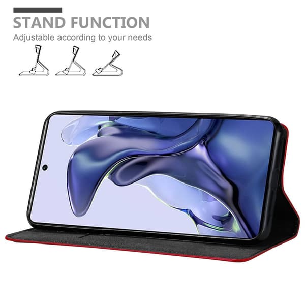 Xiaomi 11T / 11T PRO Fodral Skal Plånboksfodral Case med magnetisk stängning, ståfunktion och kortficka
