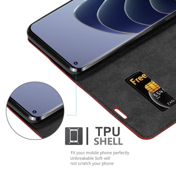 Lommebokdeksel til OnePlus 10 PRO 5G Deksel med magnetisk lukking, stativfunksjon og kortlomme