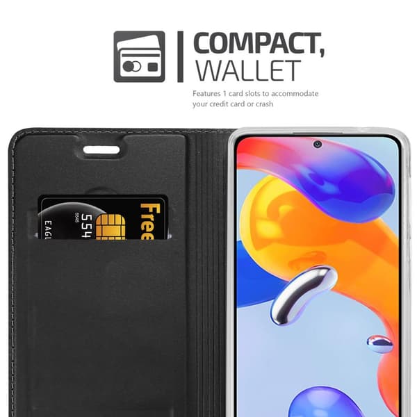 Xiaomi RedMi NOTE 11 PRO 4G / 5G Suojakotelo Suojakuori Lompakkokotelo Matkapuhelinkotelo jossa magneettisuljenta, jalusta-toiminto ja korttitasku