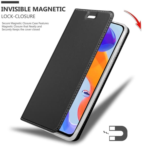 Xiaomi RedMi NOTE 11 PRO 4G / 5G Suojakotelo Suojakuori Lompakkokotelo Matkapuhelinkotelo jossa magneettisuljenta, jalusta-toiminto ja korttitasku