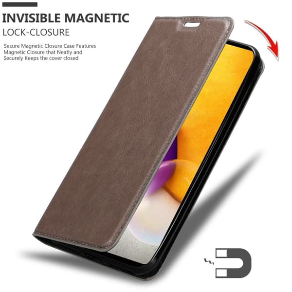 Samsung Galaxy A73 5G Suojakotelo Suojakuori Lompakkokotelo Matkapuhelinkotelo jossa magneettisuljenta, jalusta-toiminto ja korttitasku