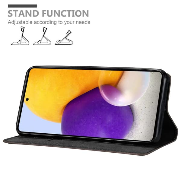 Samsung Galaxy A73 5G Suojakotelo Suojakuori Lompakkokotelo Matkapuhelinkotelo jossa magneettisuljenta, jalusta-toiminto ja korttitasku