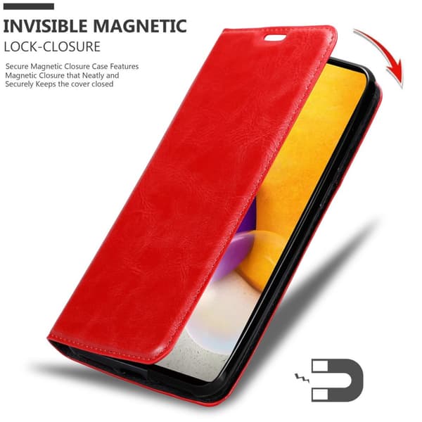 Samsung Galaxy A73 5G Suojakotelo Suojakuori Lompakkokotelo Matkapuhelinkotelo jossa magneettisuljenta, jalusta-toiminto ja korttitasku