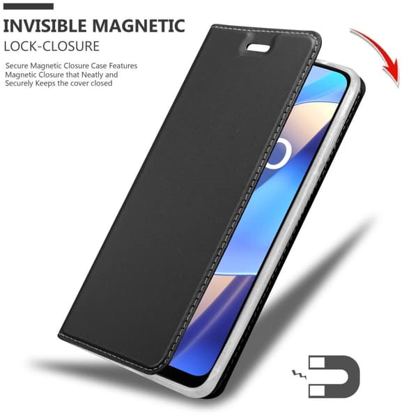 Oppo A16s / A54s Suojakotelo Suojakuori Lompakkokotelo Matkapuhelinkotelo jossa magneettisuljenta, jalusta-toiminto ja korttitasku
