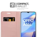 Pikkukuva 5 / 9: Oppo A16s / A54s Suojakotelo Suojakuori Lompakkokotelo Matkapuhelinkotelo jossa magneettisuljenta, jalusta-toiminto ja korttitasku