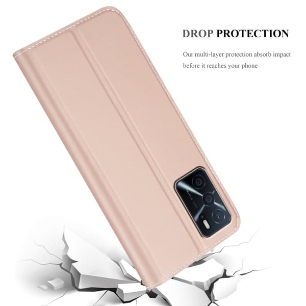 Oppo A16s / A54s Suojakotelo Suojakuori Lompakkokotelo Matkapuhelinkotelo jossa magneettisuljenta, jalusta-toiminto ja korttitasku