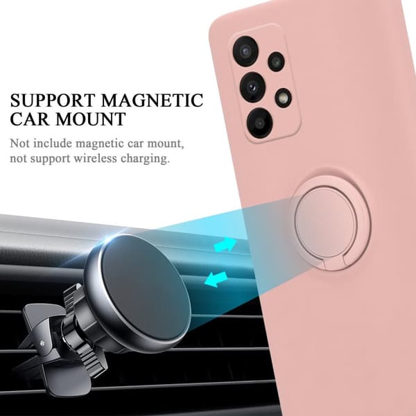 Samsung Galaxy A23 4G / 5G Suojakotelo Suojakuori joustavasta TPU-silikonista jossa on rengas