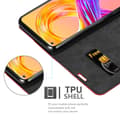 Miniatyrbilde 5 av 8: Lommebokdeksel til Realme 8 4G / 8 PRO Deksel med magnetisk lukking, stativfunksjon og kortlomme