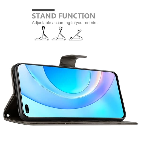 Honor 50 LITE Suojakotelo Suojakuori Lompakkokotelo Matkapuhelinkotelo Kukat jossa on magneettisuljenta, jalusta-toiminto ja korttipaikat