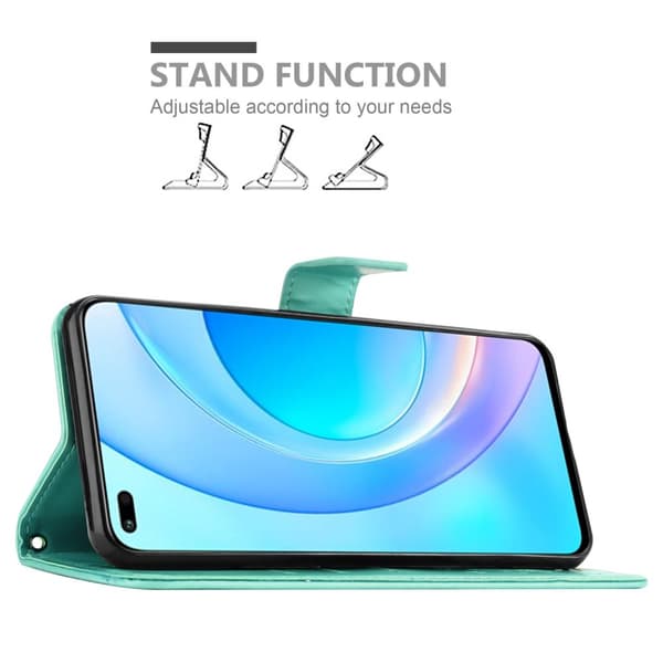Honor 50 LITE Pungetui Cover Blomster ()