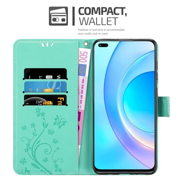 Honor 50 LITE Pungetui Cover Blomster ()