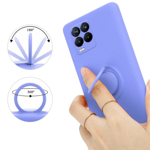 Silikondeksel til Realme 8 4G / 8 PRO Deksel av fleksibelt TPU-silikon
