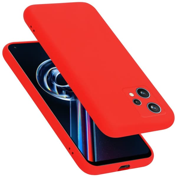 Realme 9 5G / 9 PRO / V25 / Q5 / OnePlus Nord CE 2 LITE 5G Cover Etui Case () Liquid Rød