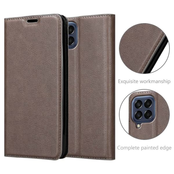 Samsung Galaxy M33 5G Fodral Skal Plånboksfodral Case med magnetisk stängning, ståfunktion och kortficka