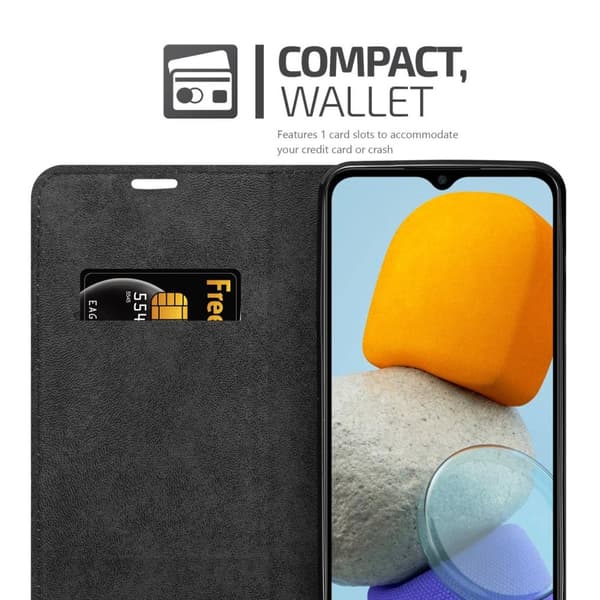 Samsung Galaxy M23 5G Fodral Skal Plånboksfodral Case med magnetisk stängning, ståfunktion och kortficka