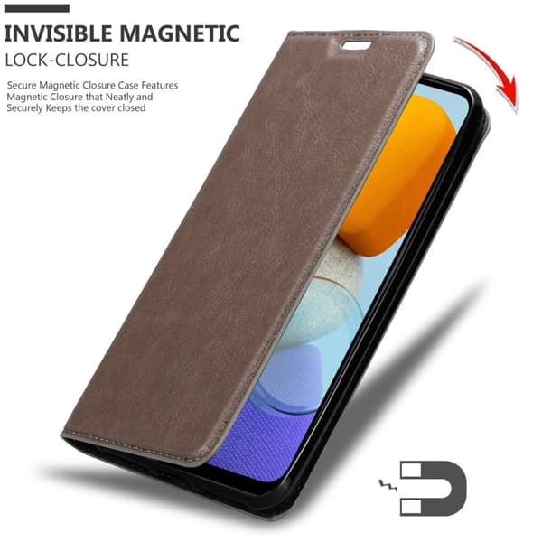 Samsung Galaxy M23 5G Fodral Skal Plånboksfodral Case med magnetisk stängning, ståfunktion och kortficka