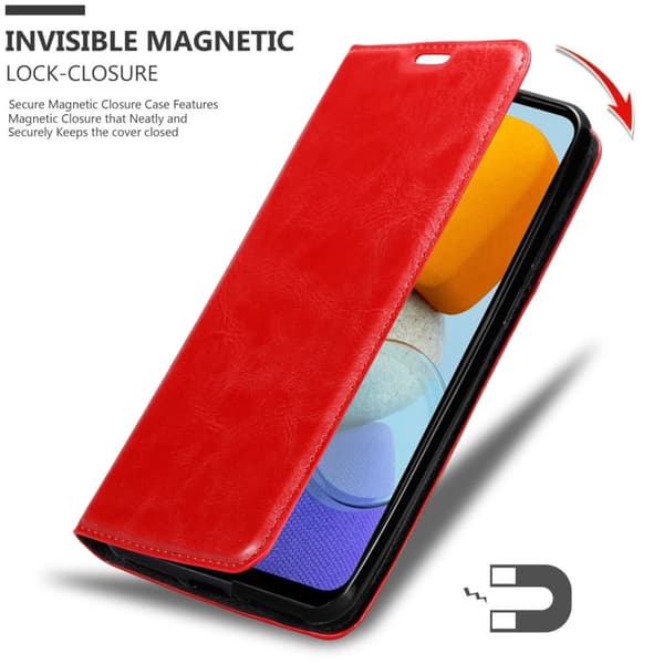 Samsung Galaxy M23 5G Fodral Skal Plånboksfodral Case med magnetisk stängning, ståfunktion och kortficka