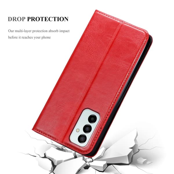 Samsung Galaxy M23 5G Fodral Skal Plånboksfodral Case med magnetisk stängning, ståfunktion och kortficka