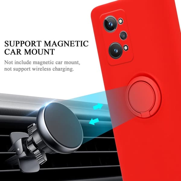 Realme GT 2 / GT Neo 2 / GT Neo 3T Suojakotelo Suojakuori joustavasta TPU-silikonista jossa on rengas