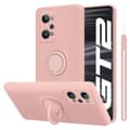 Miniatyrbild 2 av 11: Realme GT 2 / GT Neo 2 / GT Neo 3T Skal Fodral Mobilskydd av flexibelt TPU-silikon med ring Skyddsfodral Case Cover