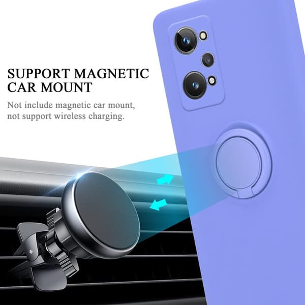 Realme GT 2 / GT Neo 2 / GT Neo 3T Suojakotelo Suojakuori joustavasta TPU-silikonista jossa on rengas