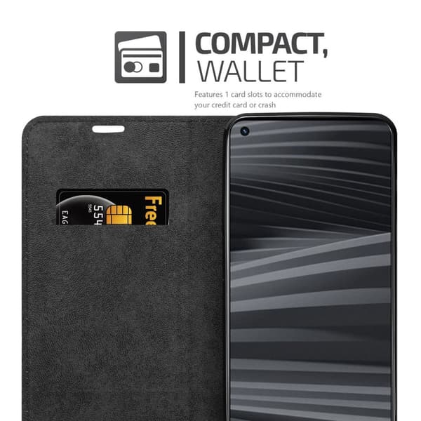 Realme GT 2 / GT Neo 2 / GT Neo 3T Fodral Skal Plånboksfodral Case med magnetisk stängning, ståfunktion och kortficka