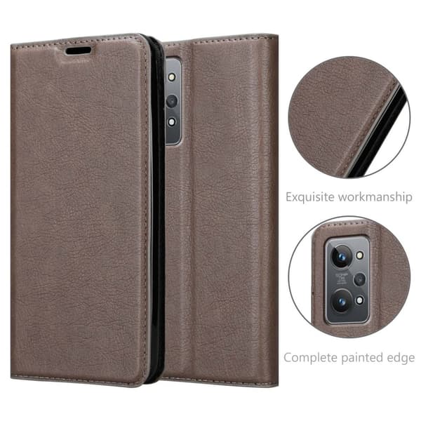 Realme GT 2 / GT Neo 2 / GT Neo 3T Fodral Skal Plånboksfodral Case med magnetisk stängning, ståfunktion och kortficka