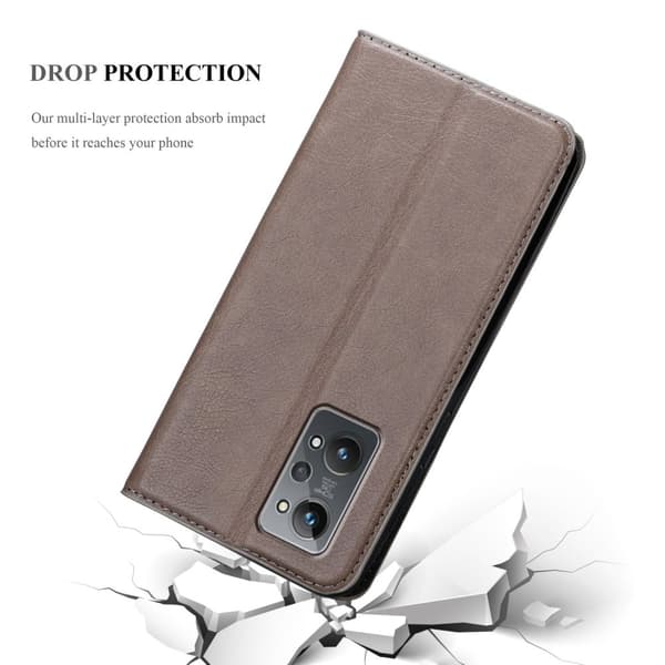 Realme GT 2 / GT Neo 2 / GT Neo 3T Fodral Skal Plånboksfodral Case med magnetisk stängning, ståfunktion och kortficka