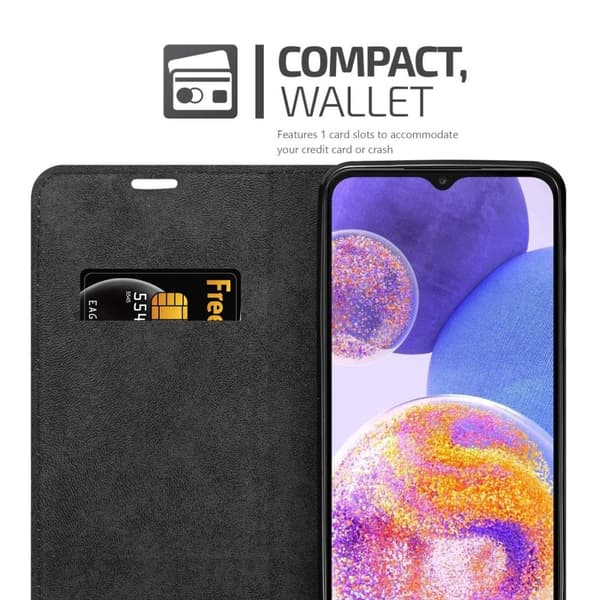Samsung Galaxy A23 4G / 5G Fodral Skal Plånboksfodral Case med magnetisk stängning, ståfunktion och kortficka