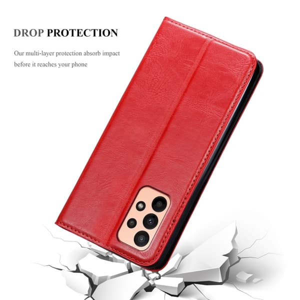 Samsung Galaxy A23 4G / 5G Fodral Skal Plånboksfodral Case med magnetisk stängning, ståfunktion och kortficka