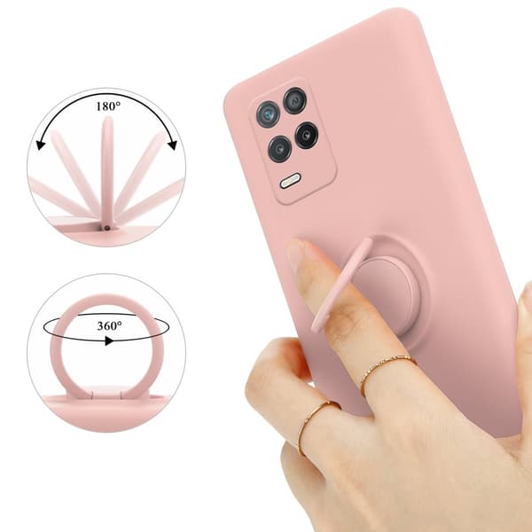 Silikondeksel til Realme 8 5G / V13 / Q3 / Q3i / Narzo 30 5G Deksel av fleksibelt TPU-silikon