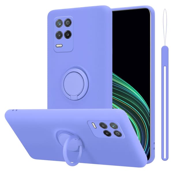 Silikondeksel til Realme 8 5G / V13 / Q3 / Q3i / Narzo 30 5G Deksel av fleksibelt TPU-silikon
