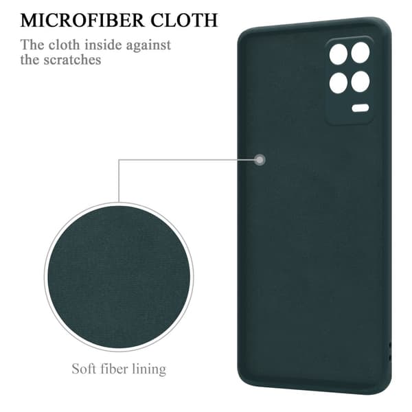 Realme 8 5G / V13 / Q3 / Q3i / Narzo 30 5G Skal Fodral Mobilskydd av flexibelt TPU-silikon med ring Skyddsfodral Case Cover