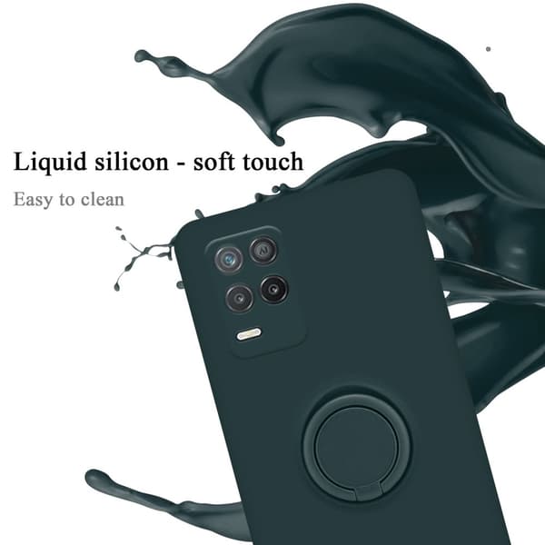 Silikondeksel til Realme 8 5G / V13 / Q3 / Q3i / Narzo 30 5G Deksel av fleksibelt TPU-silikon