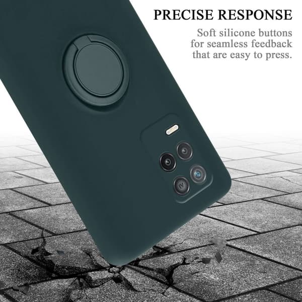 Silikondeksel til Realme 8 5G / V13 / Q3 / Q3i / Narzo 30 5G Deksel av fleksibelt TPU-silikon