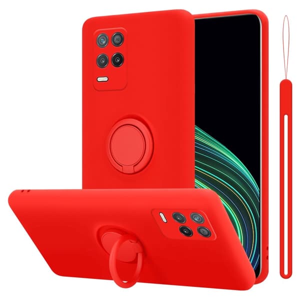 Silikondeksel til Realme 8 5G / V13 / Q3 / Q3i / Narzo 30 5G Deksel av fleksibelt TPU-silikon