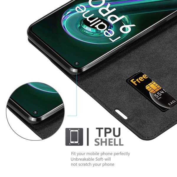 Realme 9 5G / 9 PRO / V25 / Q5 / OnePlus Nord CE 2 LITE 5G Suojakotelo Suojakuori Lompakkokotelo Matkapuhelinkotelo jossa magneettisuljenta,