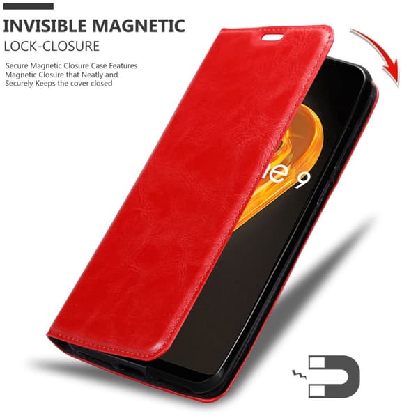 Realme 9 4G / 9 PRO+ Fodral Skal Plånboksfodral Case med magnetisk stängning, ståfunktion och kortficka